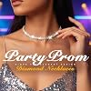 JEAIRTS Rhinestone Choker Necklace Silver Diamond Row Necklaces Sparkly Crystal Prom Jewerly for Women