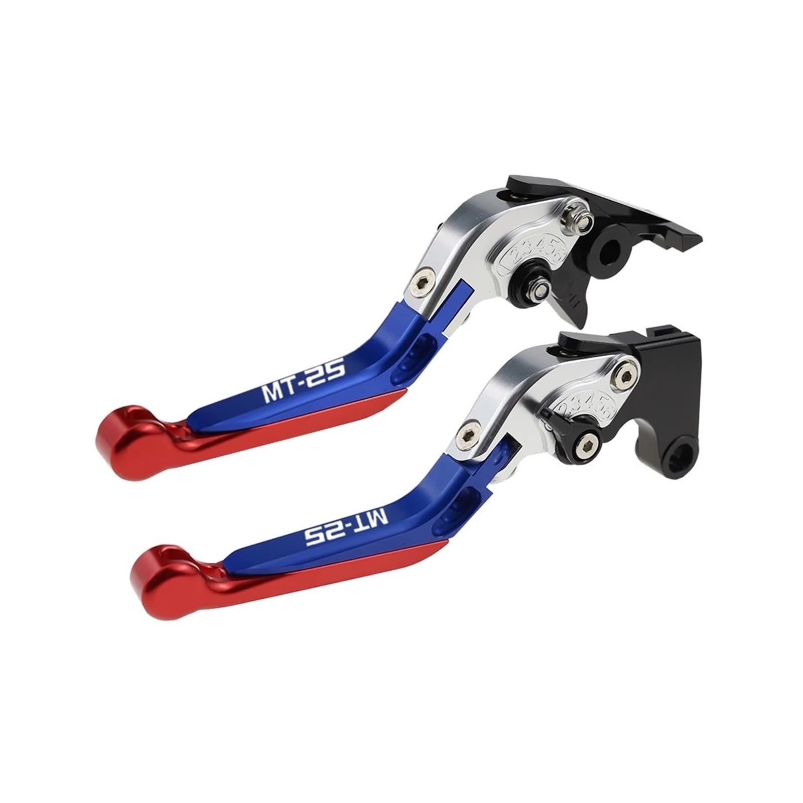 Yxbswbjd 18 Aluminum Alloy Folding Brake Lever For Mt25 Motorcycle Folding Extendable Brake Clutch Levers(18)