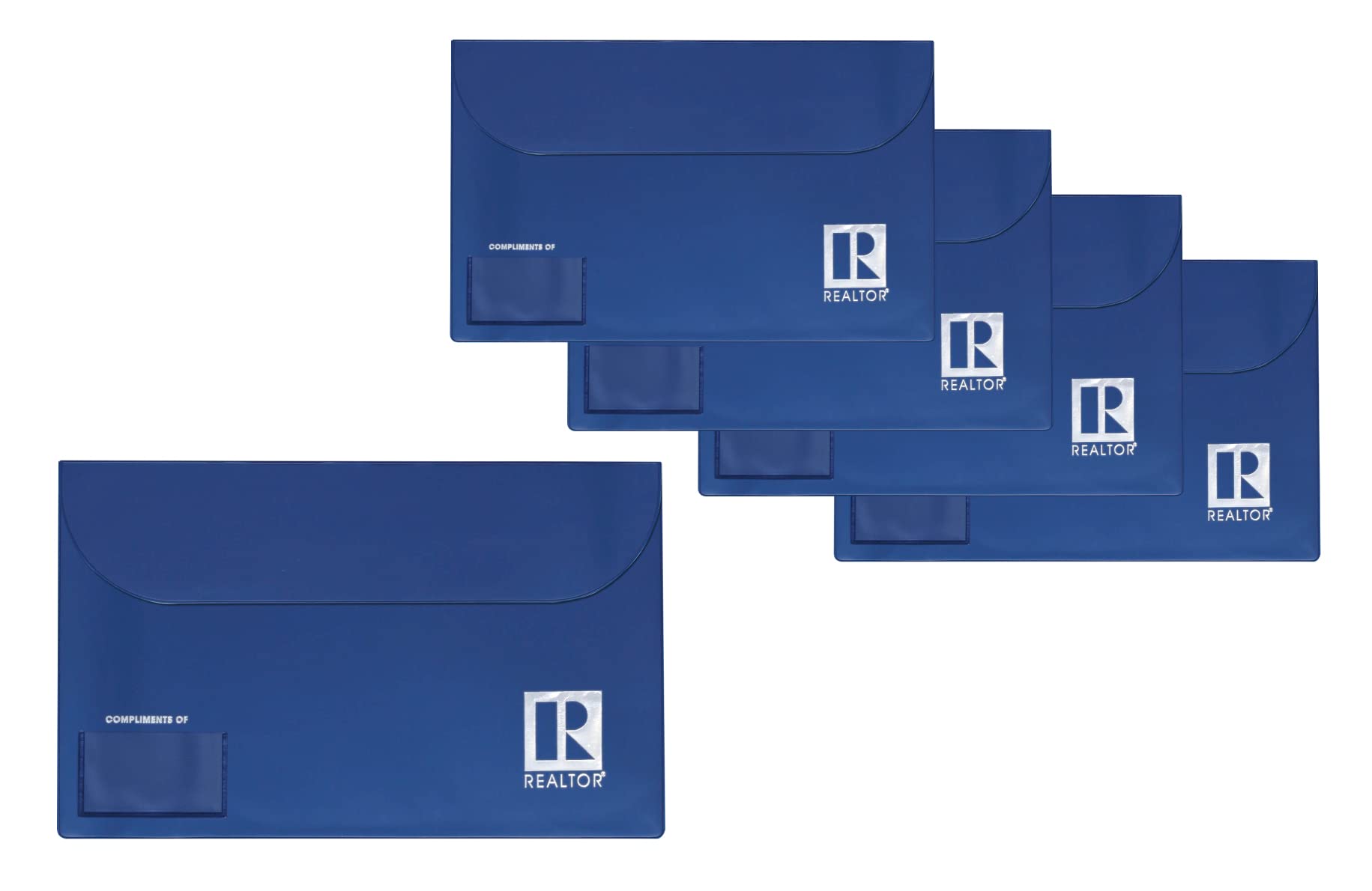 Vinyl Document Folder (Navy, R Logo - 5 Pack)