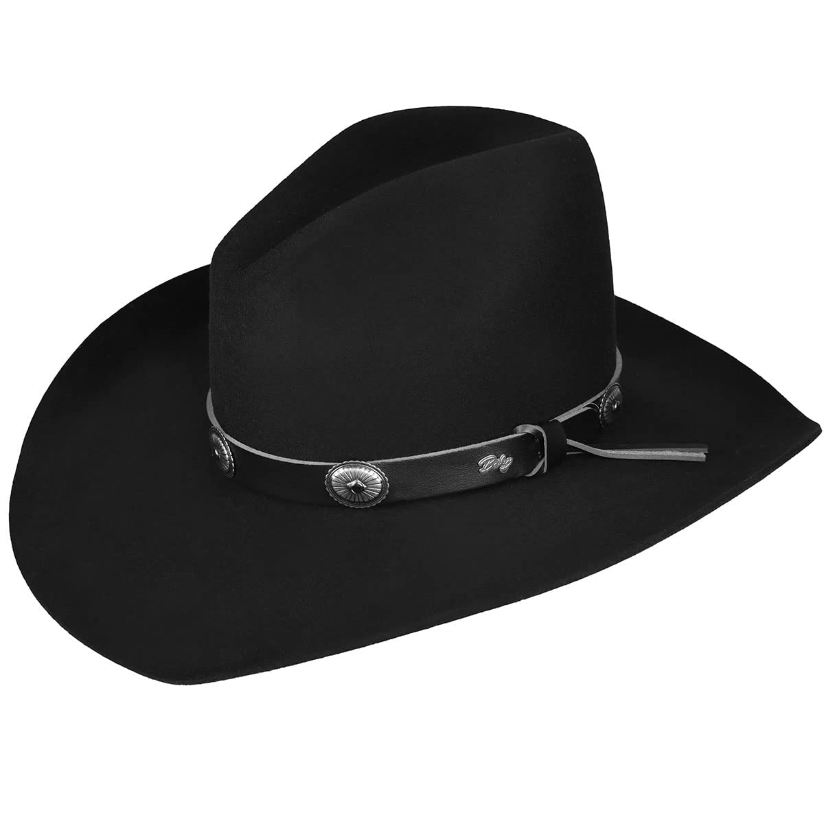 Bailey Western Men's Tombstone, Black, 7 1/8