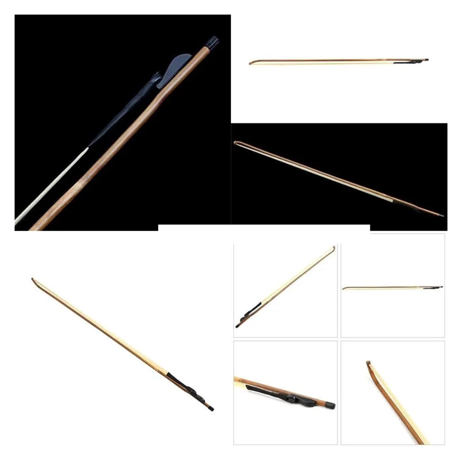 Erhu Bows Violin Bows Accesorio For Instrumentos De Cuerda | Arcos for erhu y violín, ejecución suave y control equilibrado.