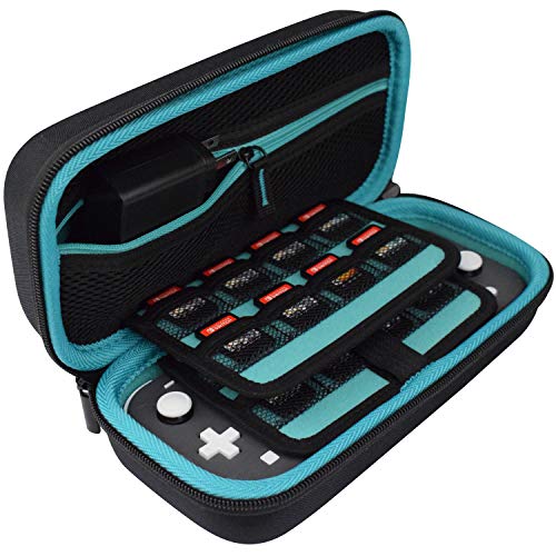TAKECASE Carrying Case for Nintendo Switch Lite, Travel Case Fits Adapter/Charger, Includes 19