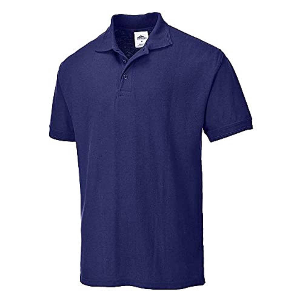 Portwest Naples Polo Shirt SS 2XL Navy POW03466