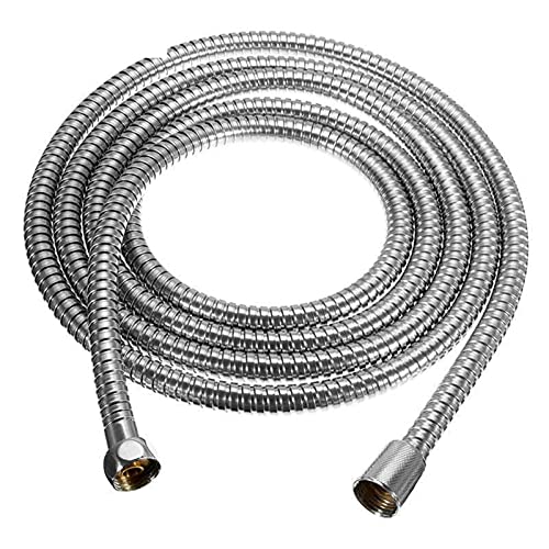 Flexible de douche de rechange en acier inoxydable compatible plomberie standard - 2