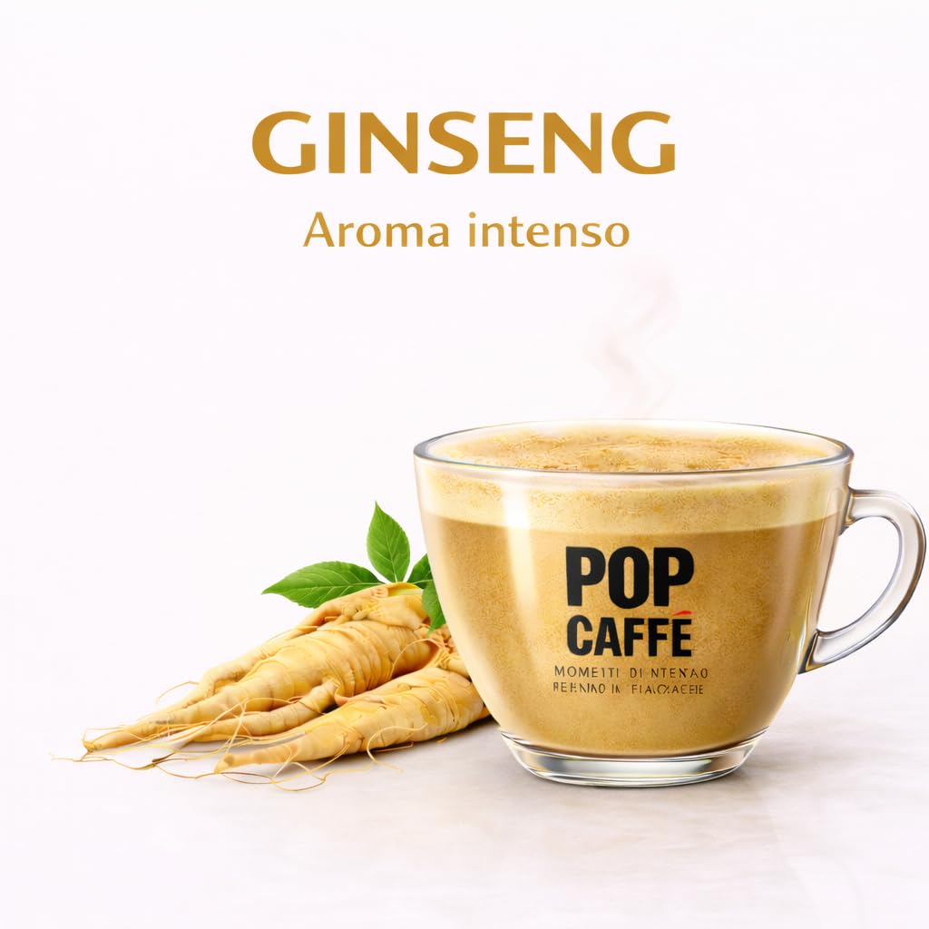 POP CAFFE' Nescafé Dolce Gusto compatible con 160 cápsulas Ginseng