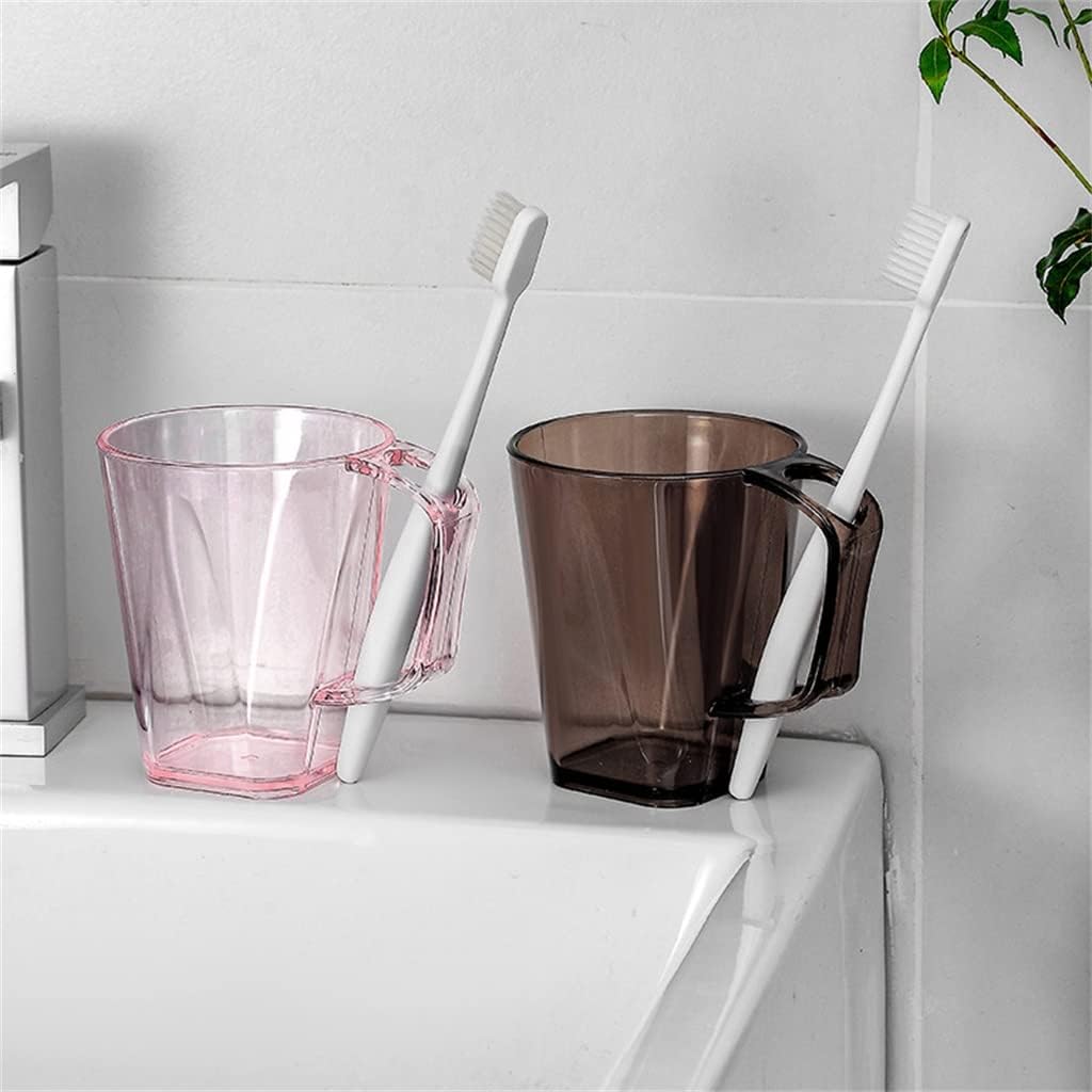 4 Pieces of Teeth Brushing Cups Household Men's and Women's Tooth Mouthwash Cylinder