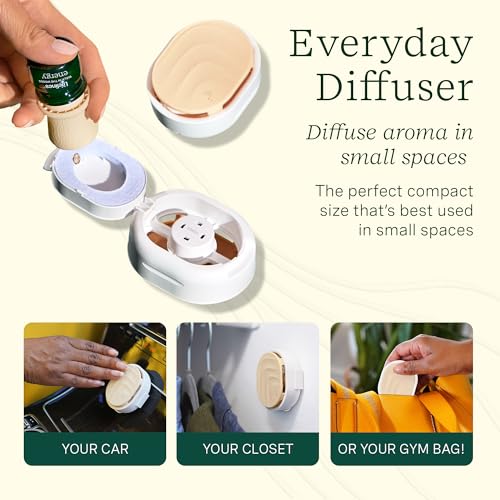 Lifelines Sensory Essentials Travel Set - Includes Everyday Aromatherapy Diffuser, Fidget Grounding Stone, Pen Diffuser & 3 Essential Oil Blends - Unique Sensory Gifts for Women & Men - Image 5