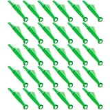 drburpily 30 Stück Nähnadel Durchstechhilfe mit einem Mund, flach, aus hochwertigem Kunststoff, einfach zu verwenden, ideal zum Nähen von Hand