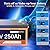 12V 250Ah LiFePO4 Battery 200A BMS 2560W, Group 8D Deep Cycle Lithium Marine Battery for RV, Trolling Motor, Camper, Trailer, Solar System, Golf Cart with Bluetooth, Control Button, Low-temp Cut-off
