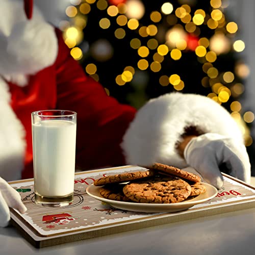 Honeydak-Santa-Cookie-Plate-Dear-Santa-Christmas-Cookies-Plate-Wooden-Tray-Platter-Mat-Christmas-Santa-Plates-Milk-and-Cookie-Plates-Decorations-for-Kids-Christmas-Supplies Honeydak Santa Cookie Plate Dear Santa Christmas Cookies Plate Wooden Tray Platter Mat Christmas Santa Plates Milk and Cookie Plates Decorations for Kids Christmas Supplies