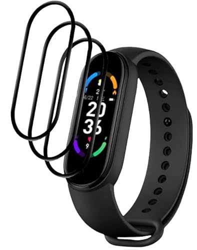 【3枚セット】対応 Xiaomi Smart Band 10 フィルム ガラスフィルム【JYJIEJIE】 PET素材 3D曲面エッジフルカバーフィルム 気泡ゼロ 超薄 耐衝撃 超薄 高感度 指紋防止 飛散防止 超耐久