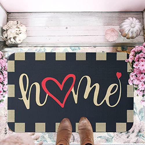 Valentine's Day Doormat 30'x17', Home Heart Love...