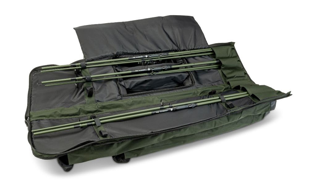 Sänger Top Tackle Systems Anaconda 3-częściowa torba na wędki, 145 x 33 x 20 cm, wodoszczelny poliester, na 6 wędek, z wyściełanym uchwytem do noszenia i paskiem na ramię
