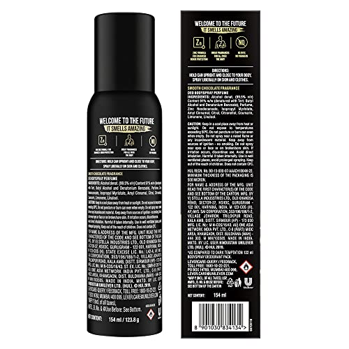 Image of Axe Signature Dark Temptation No Gas Deodorant Bodyspray For Men, 154ml (Pack of 2)