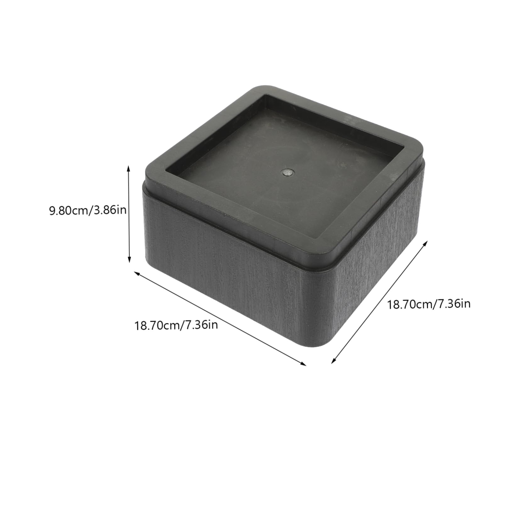 CIYODO 4pcs Bed Furniture Risers Height Couch Foot Pads Desk Table Lifts for Increased Flexibility Non Slip Base for Living Rooms and Kitchens