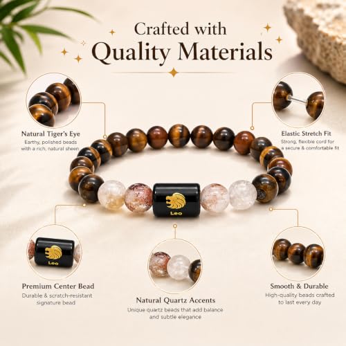 Image of Zodiac Crystal Bracelet for Men & Women