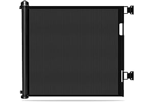 Durable Extra Wide Wiscky Retractable Patio Gates for Dogs and Kids