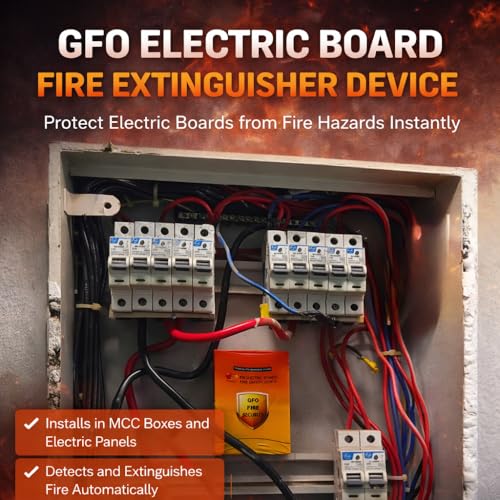 Image of GFO Electric Board Fire Safety Device - Automatic Fire Extinguisher for Electrical Panels & Switch Boards