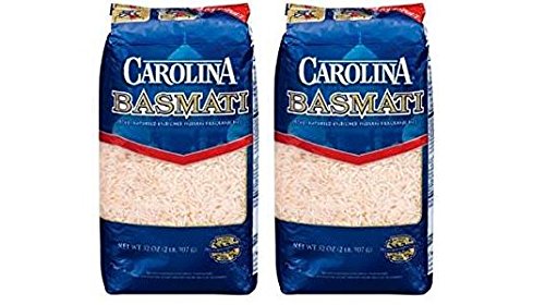 Amazon.com : Carolina Naturally Fragrant Basmati Rice (Pack of 2) 2lb ...