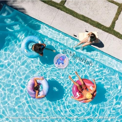 Image of Swimming Training Rings for Kids 9+ & Adult | Inflatable Round Swim Tube | Lightweight Circle Pool Float for Lake, Beach | Water Safety Lounge | Floaters for Girls,Boys- Pack of 1