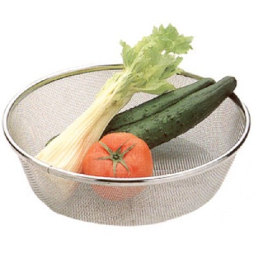 Workshop Aizawa round colander with legs 230mm 70131 (Japan import / The package and the manual are written in Japanese)