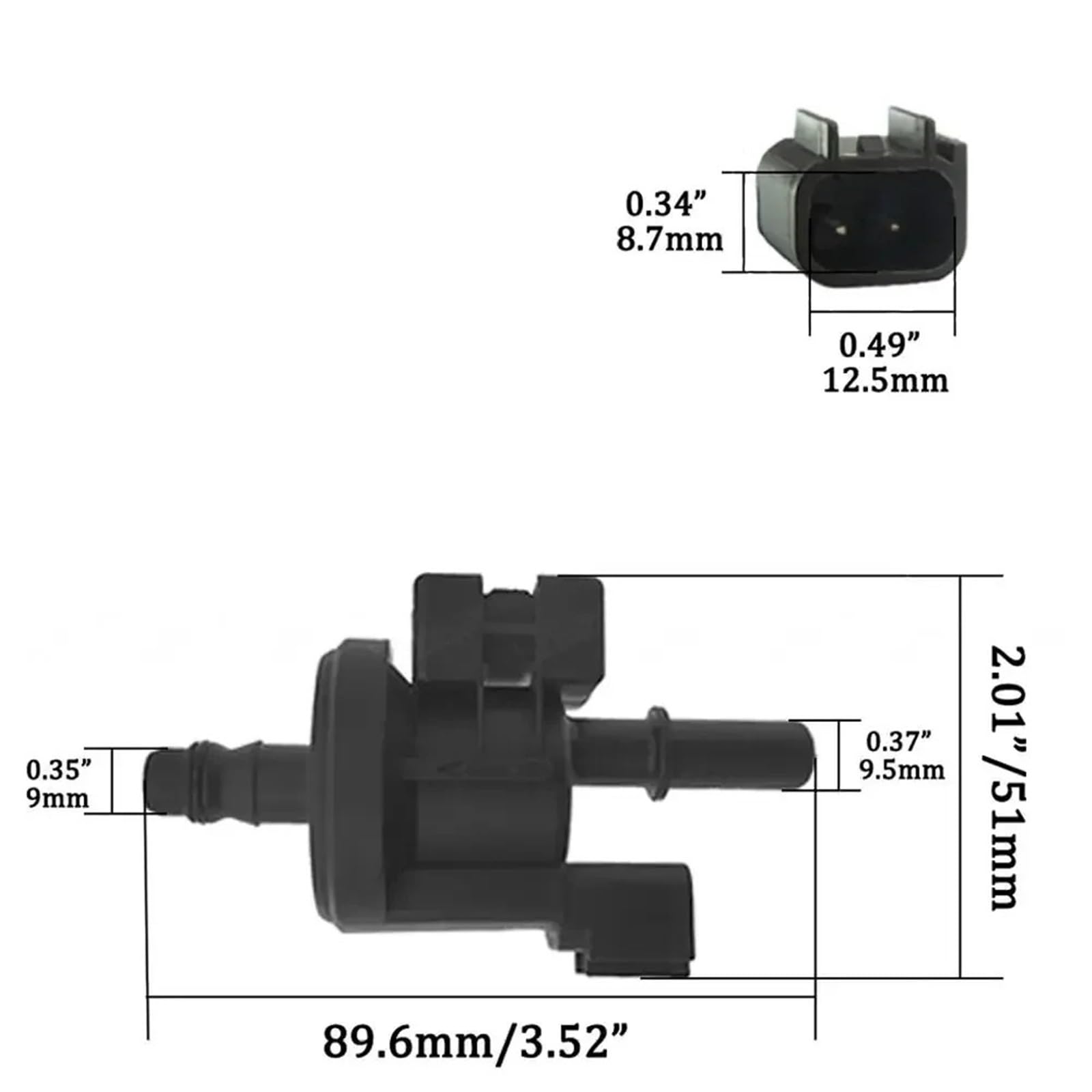 Blow Off Valve Pasuje do Ford Mondeo Fusion Lincoln MKZ 2013-2016 Turbo zawór elektromagnetyczny oczyszczania oparów paliwa Zawór Elektromagnetyczny Doładowania Turbo(10 PCS)