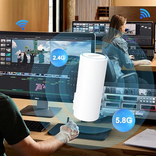 AC1200 Outdoor WiFi Extender, 2-Minute Quick Pairing, Dual-Band,AP&Repeater,Up to 85 m,65 Devices, One Ethernet Port (RJ45),Home Signal Booster - Image 5