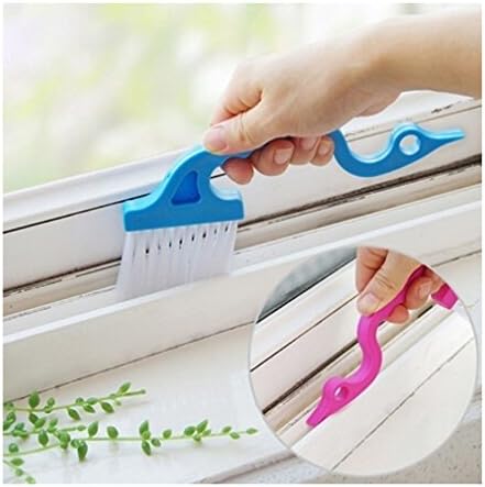 LALANG Hand-held Groove Gap Track Cleaning Brush Window Air Conditioning Kitchen Cleaning Brush (green)
