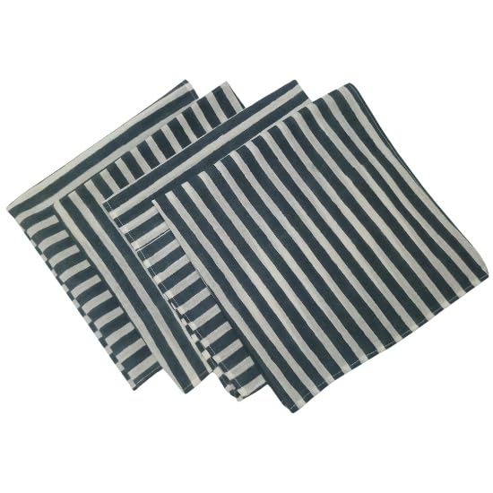 Servilletas de tela cuadradas de algodón color púrpura miniatura 1