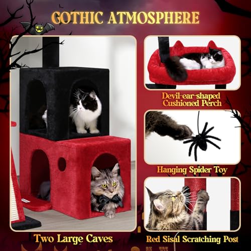 Luxury Cat Tower for Indoor Cats – Multi-Level Cat Tree with Scratching Posts - Image 5