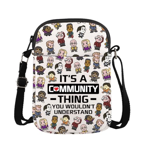 TV Show Gift Bit Greendale College Cult College 9 Bit Video Game Characters Crossbody Bag - Main Image
