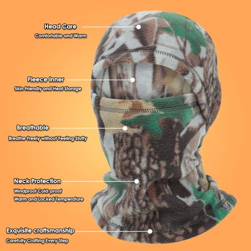 Image of Ski Mask Fleece Balaclava Warm Winter Face Mask Men Shiesty Mask Women Motorcycle Thermal Fleece Face Cover for Cold Weather
