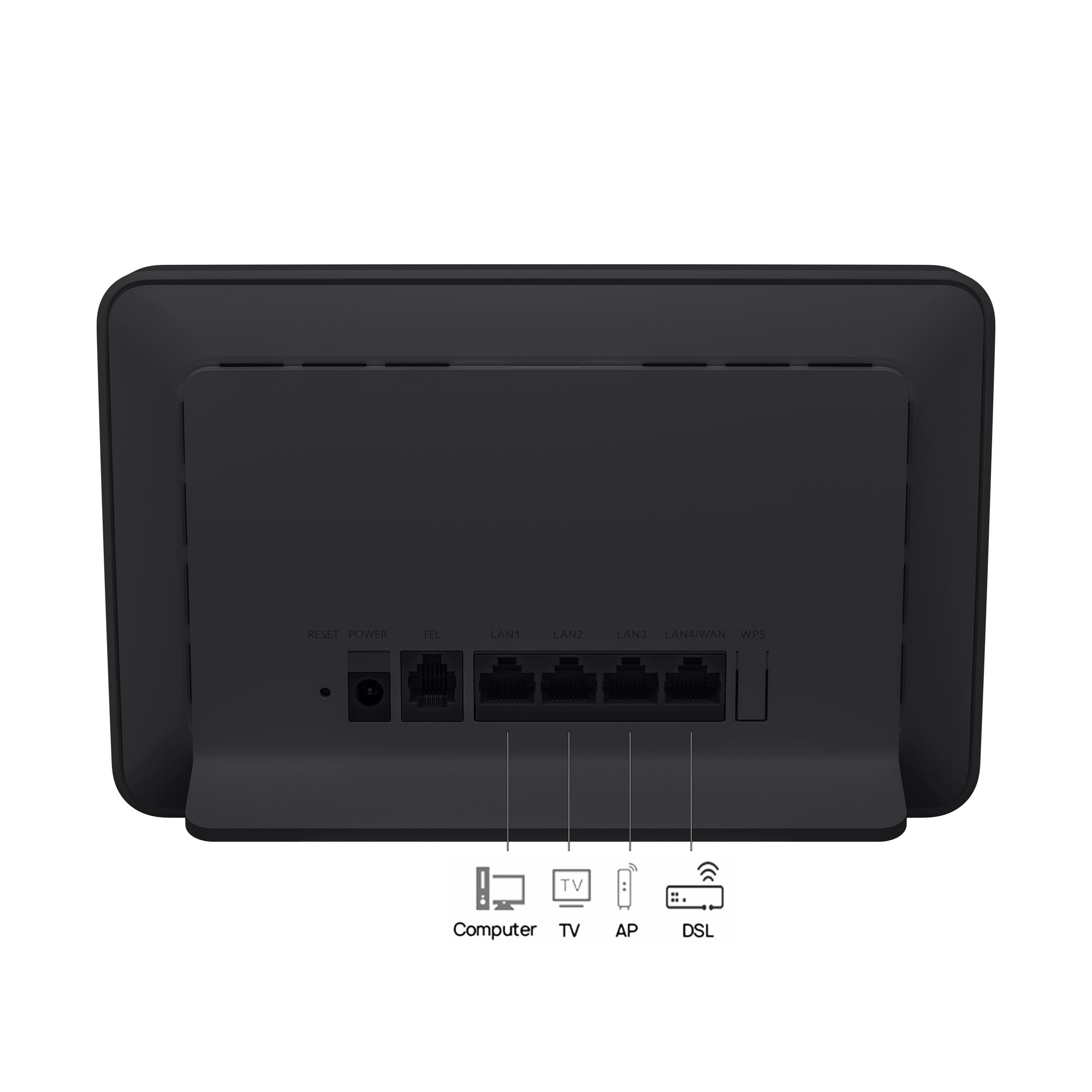 HUAWEI 4G CPE 5, B636, LTE WLAN Router with 400 Mbps, Wi-Fi 6.4G Nano SIM Slot Unlocked, No Configuration Required, Connect 128 Devices, Visualized WLAN Diagnosis, 30 Mesi di Garanzia