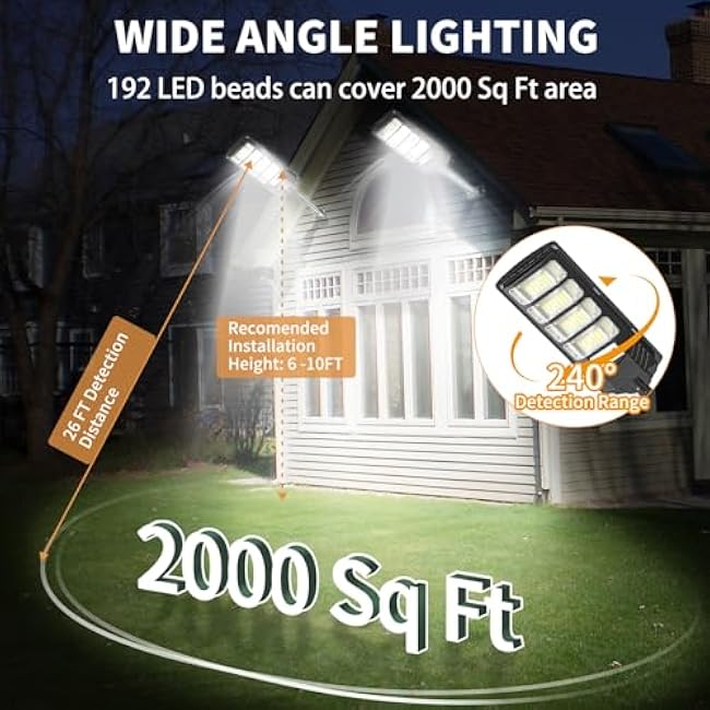 Solar Flood Lights Solar Street Lights LED Wall Mount Outdoor