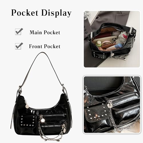 Image of CORIOS Ladies Fashion Handbag - Soft PU Leather Crossbody, Top-handle, Messenger, Medium Hobo Bag