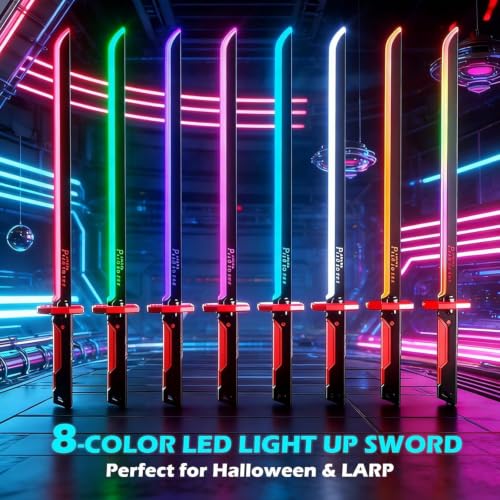 Mevara Glowing LED Cyber Samurai Katana Blade - Image 4