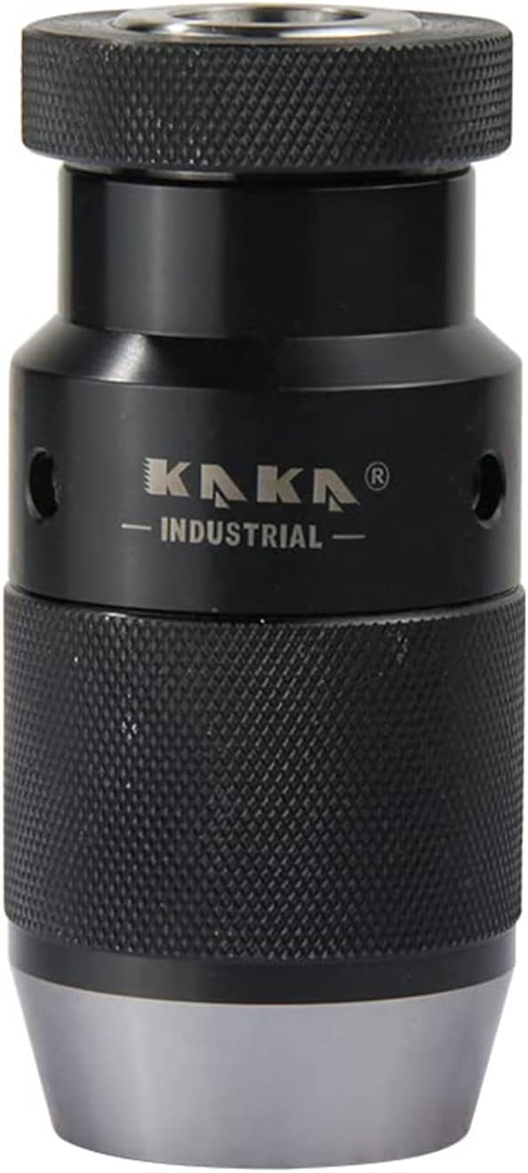 KAKA INDUSTRIAL Heavy Duty Keyless Drill Chuck, Jacobs Taper Stock (HPJ0213(1/32-1/2-JT33))