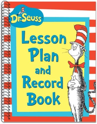 Eureka Dr. Seuss’s Cat In Hat Lesson Plan/Record Book Miscellaneous, 40 Weeks, 8.5″ x 11″ Eureka Dr. Seuss’s Cat In Hat Lesson Plan/Record Book Miscellaneous, 40 Weeks, 8.5″ x 11″