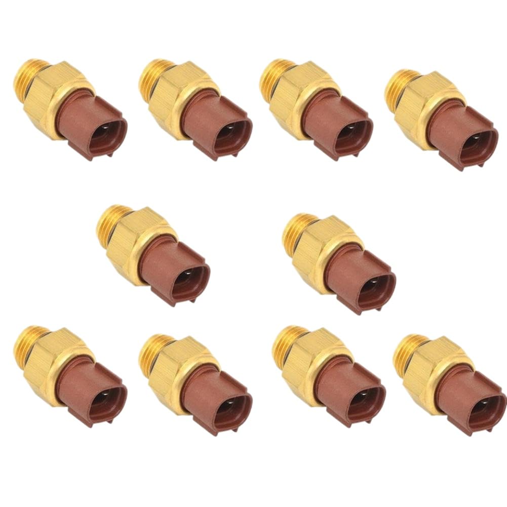Thermoschalter für Kühlmittelkühlerlüfter, 18 mm, kompatibel mit 400 AN400 650 AN650 03 16 SV650 03 08 DL650(10PCS)