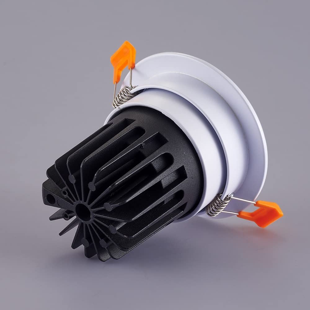 Faretti da Incasso a soffitto, faretti orientabili, faretti da Incasso Bianchi opachi, faretti a LED a Risparmio energetico, lampade da Parete, per Bagno, Soggiorno, Cucina, apparecchi di Il