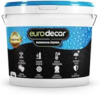 Borracha Líquida Premium Euro decor Impermeabilizante Tinta Emborrachada Flexível (Shark, 4kg)