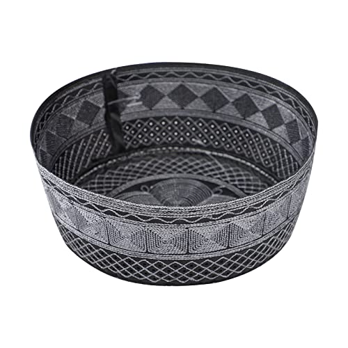 Image of Men Muslim Prayer Kufi Hat Prayer Headwear Cap Islamic Beanie Skull Cap Embroidery Kofia Topi Sun Hat