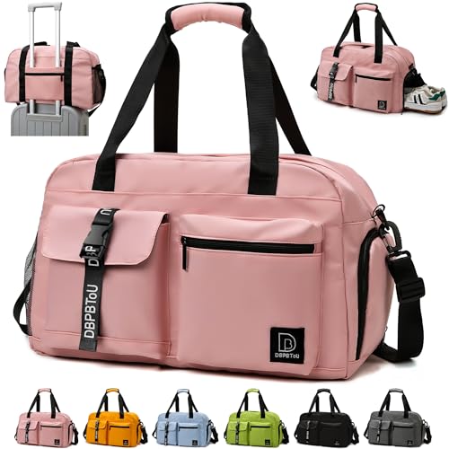 DBPBToU Borsone Palestra Donna, Borsa Palestra con Scomparto per Scarpe, Borsone da Viaggio Donna...