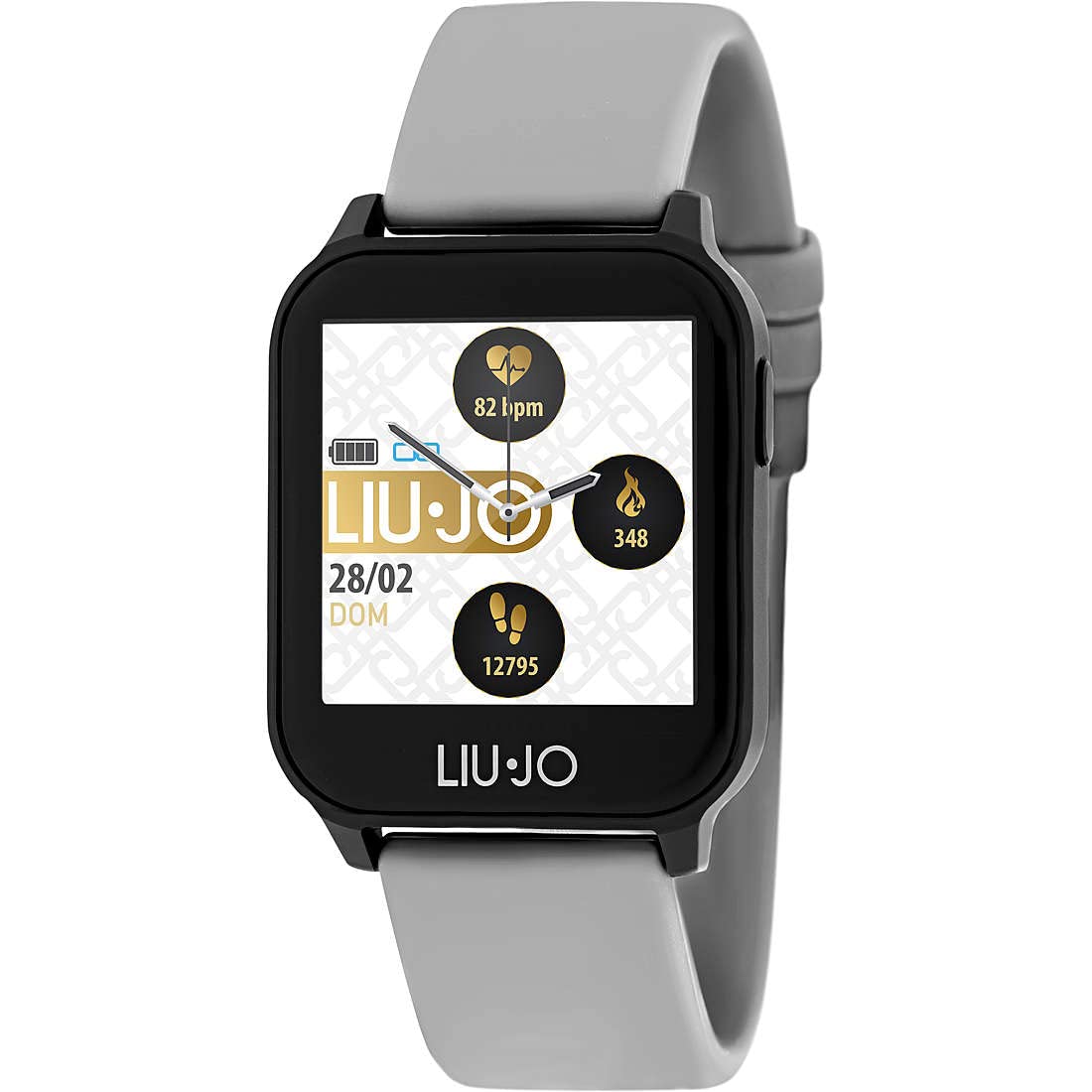 Liu Jo SWLJ061 Orologio digitale automatico da donna con cinturino in acciaio inox, grigio, cinturino