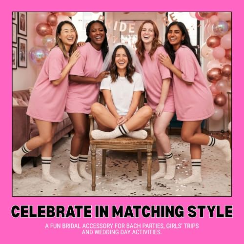 Image of Funky Junque Bride Crew Socks, Bachelorette Wedding Party Gift