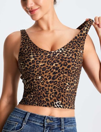 Image of THE GYM PEOPLE Womens' Sports Bra Longline Wirefree Padded with Medium Support