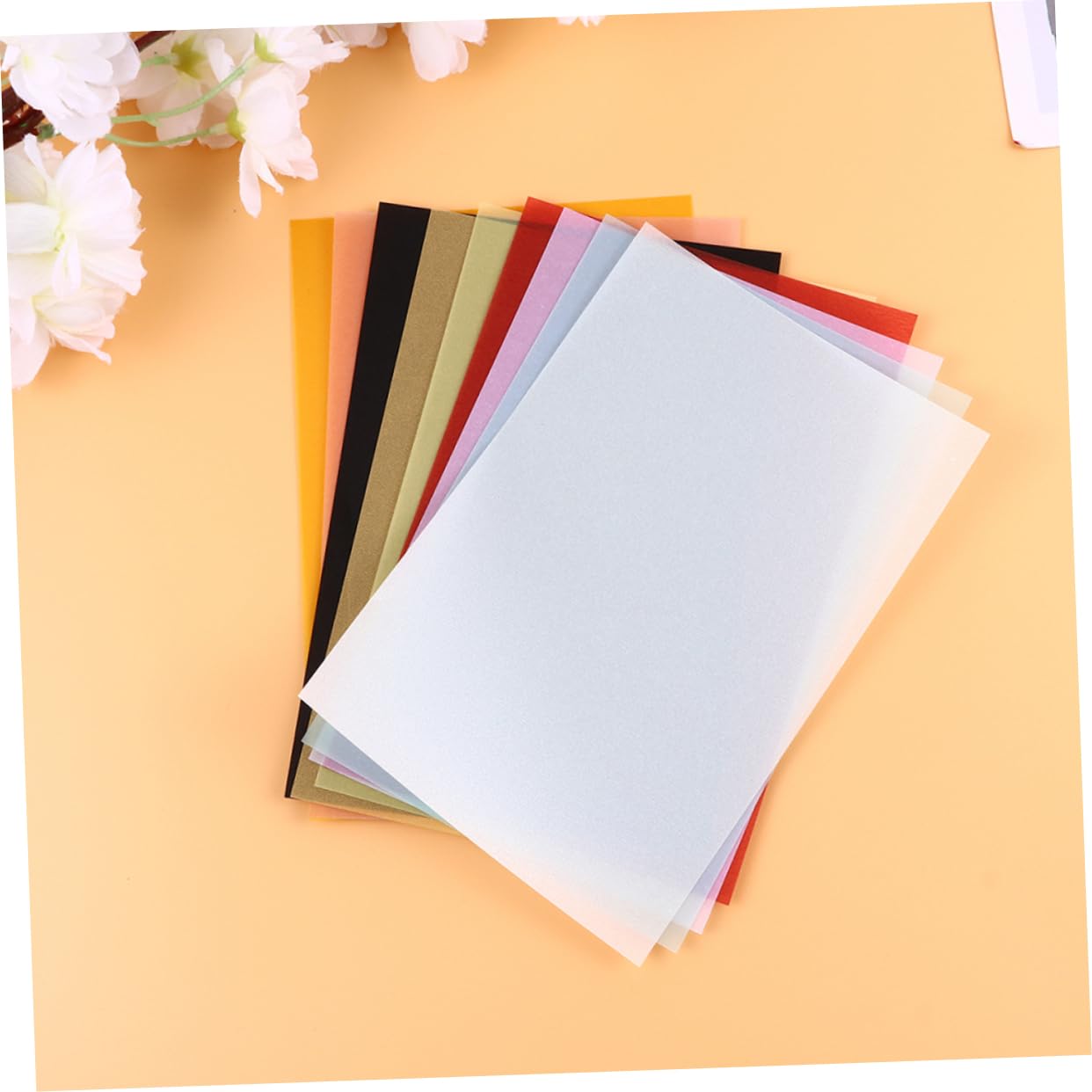 LALAFINA 3 Sätze Buntes Transparentpapier Farbiges Zeichenpapier Für Diy Basteln Und Nachzeichnen Beutel À Hochwertiges Skizzenpapier Für Kunstprojekte 100 Stück * 3