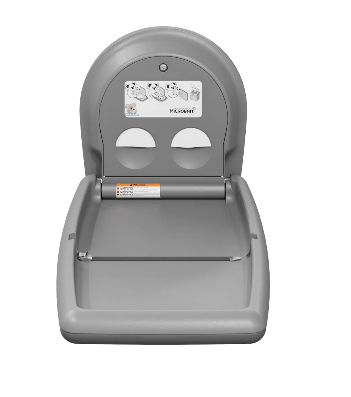 Koala Kare Vertical Plastic BCS, Grey, SS Veneer