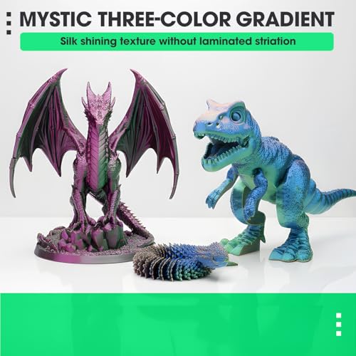 Filament eSUN PLA Soie pour créer des objets déco au dégradé triple couleur