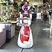 AI humanoid intelligent robots restaurant waitress food delivery robot (Red)